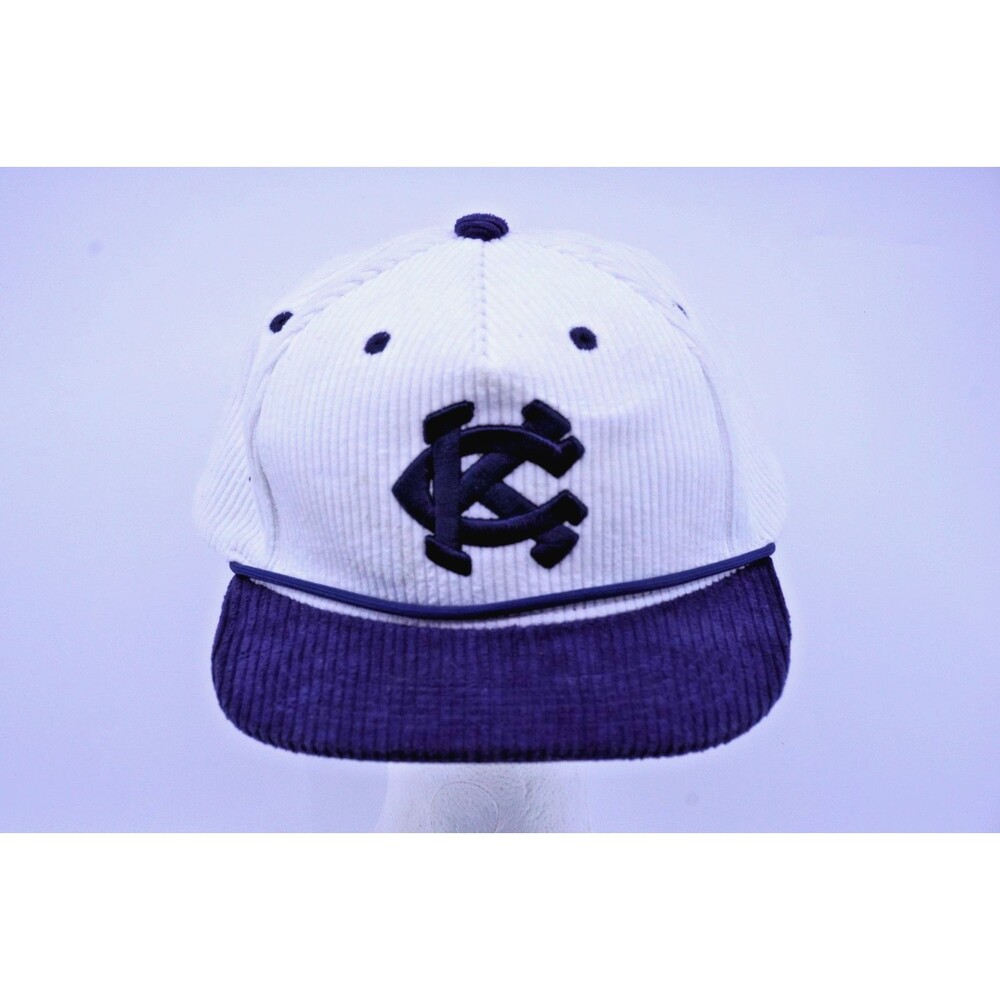 KANSAS CITY Monarchs Baseball Corduroy Hat Snapback Cap Royals Corded Melonwear